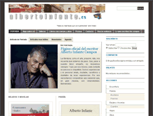 Tablet Screenshot of albertoinfante.es